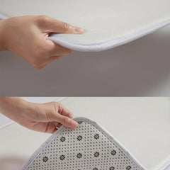 Vintage Style Printed Doorway Kitchen Bathroom Toilet Non-slip Absorbent Wear-re
