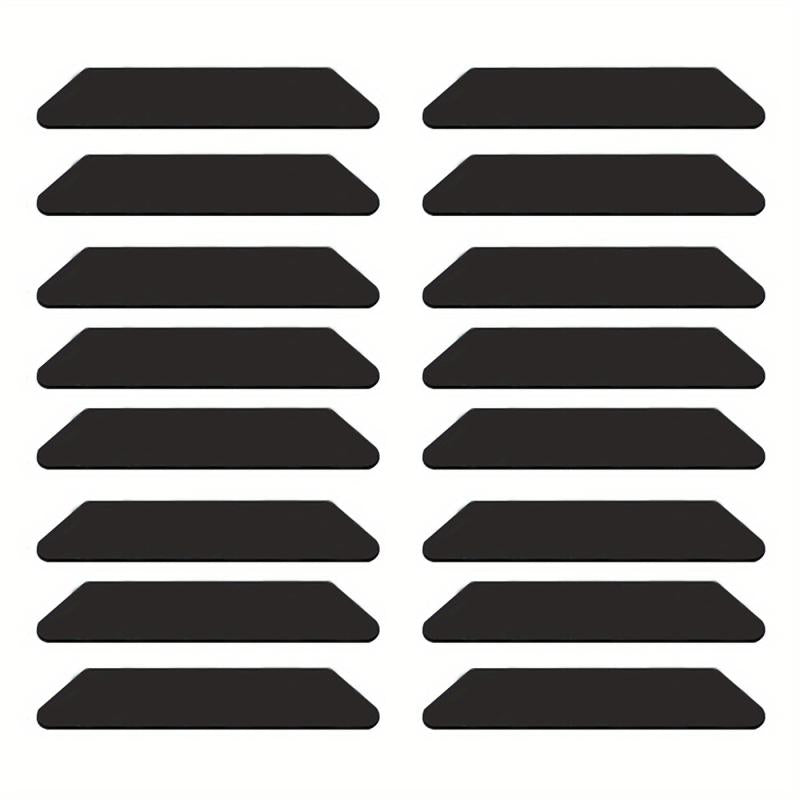 16pcs Rug Grippers Corners and Sides No Curl Corners Dual Sided Soft Flexible