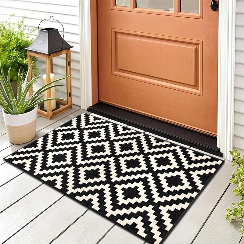 Waterproof Indoor Door Mat for Home Entrance, Non Slip Rug for Entryway