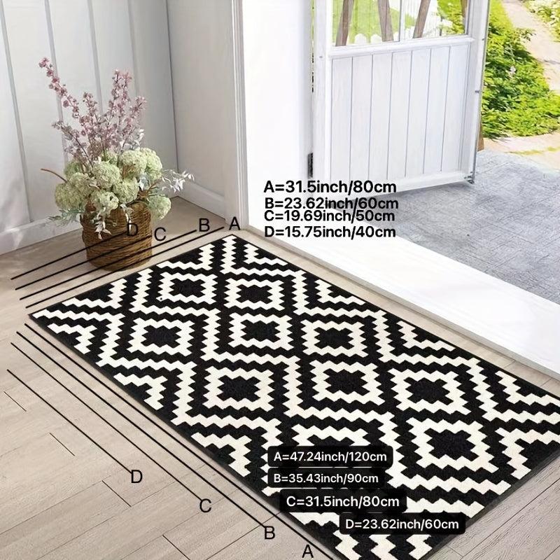 Waterproof Indoor Door Mat for Home Entrance, Non Slip Rug for Entryway