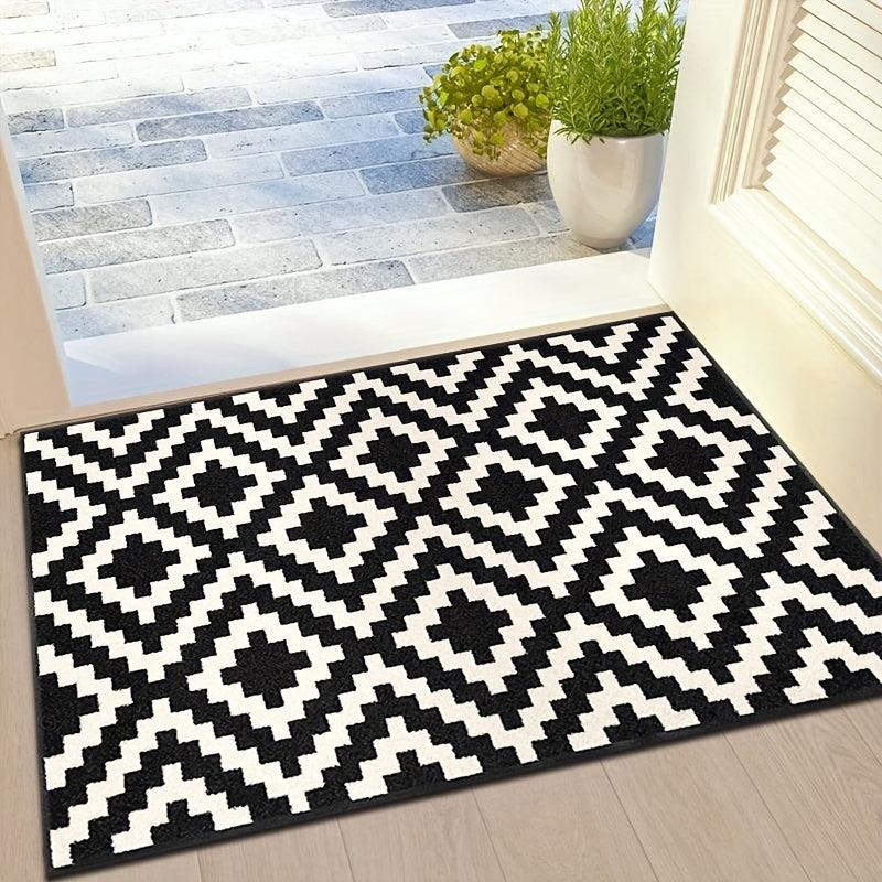 Waterproof Indoor Door Mat for Home Entrance, Non Slip Rug for Entryway