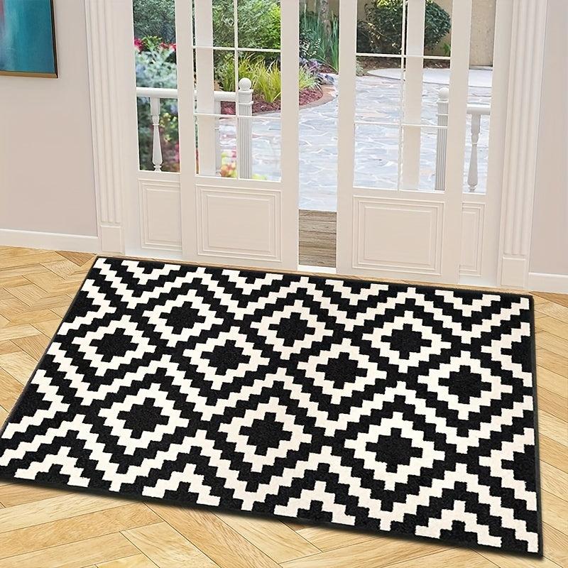 Waterproof Indoor Door Mat for Home Entrance, Non Slip Rug for Entryway