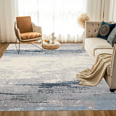 Large Soft Abstract Area Rug Anti fatigue Shaggy Floor Carpet