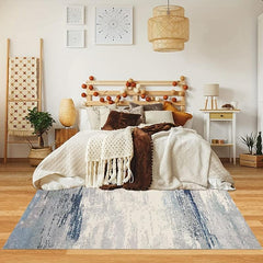 Large Soft Abstract Area Rug Anti fatigue Shaggy Floor Carpet