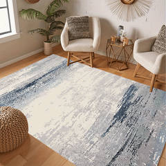 Large Soft Abstract Area Rug Anti fatigue Shaggy Floor Carpet