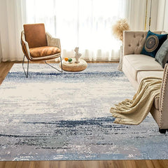 Large Soft Abstract Area Rug Anti fatigue Shaggy Floor Carpet