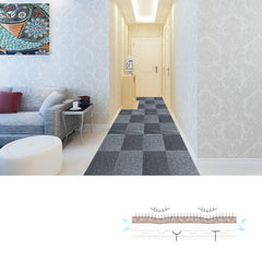 30x30cm Carpet Floor Tiles Adhesive Stickers Washable DIY Home Decor