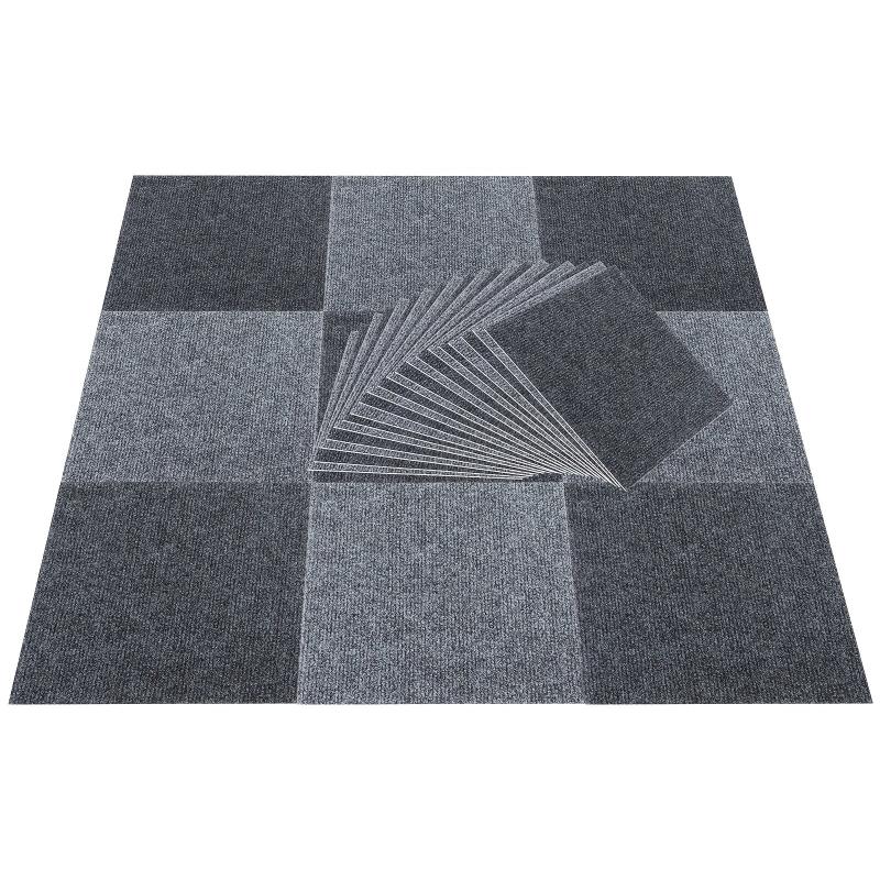 30x30cm Carpet Floor Tiles Adhesive Stickers Washable DIY Home Decor