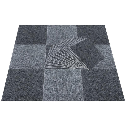 30x30cm Carpet Floor Tiles Adhesive Stickers Washable DIY Home Decor