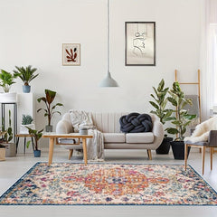 American Style Large Carpet Boho Farmhouse Area Rug Soft Non