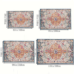 American Style Large Carpet Boho Farmhouse Area Rug Soft Non