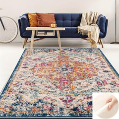 American Style Large Carpet Boho Farmhouse Area Rug Soft Non