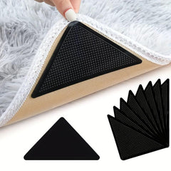 12pcs Non Slip Rug Pads for Hardwood Floors - Dual Sided Adhesive Rug Tape Gripp