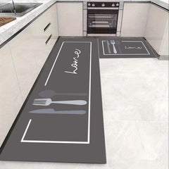 Kitchen Floor Mat Bedroom Living Room Soft Washable Carpet Anti Slip Doormat