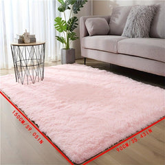 Soft Plush Area Rug for Bedroom Living Room Non-Slip Shag Furry Carpet