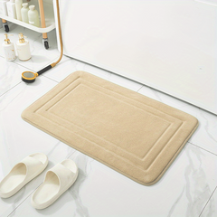 Non Slip Memory Foam Bath Mat Soft Absorbent Machine Washable Shower Mat