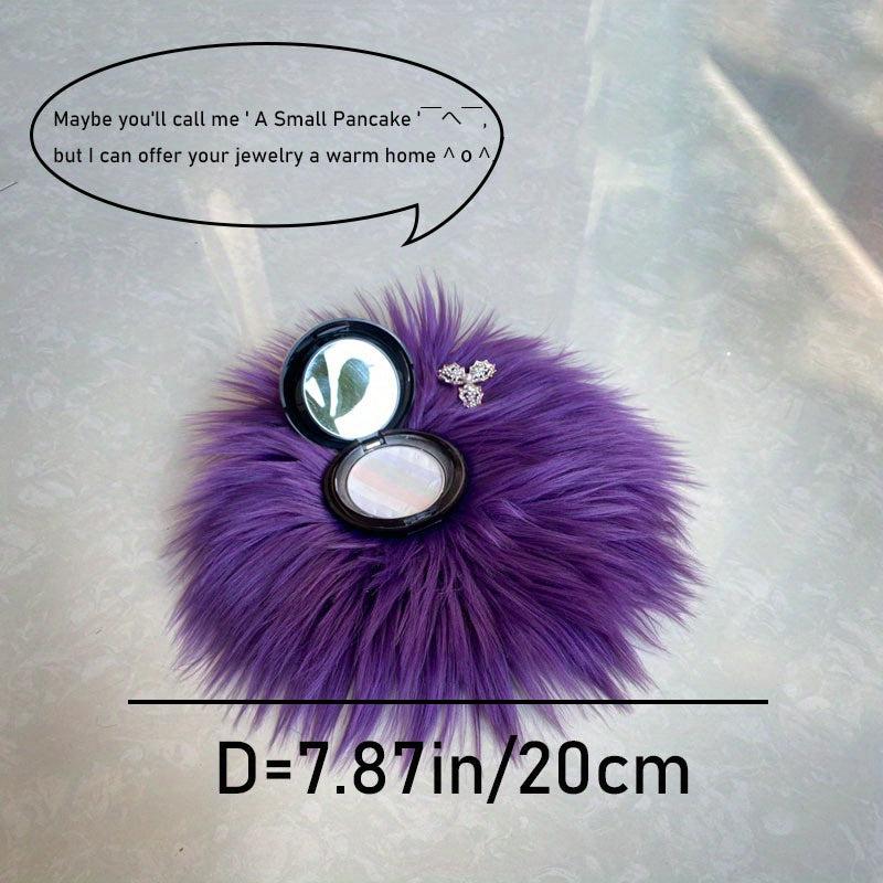 19 39 89 Fluffy Mat Rug Round Faux Fur Sheepskin Rug