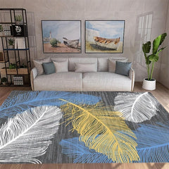 Fluffy Faux Wool Area Rug Vintage Persian Large Carpet Living Room Bedroom