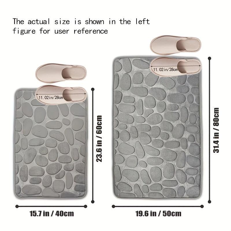 Absorbent Toilet Mat Thickened Non-slip Bath Mat