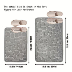 Absorbent Toilet Mat Thickened Non-slip Bath Mat