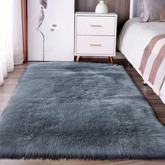 Plush Shag Furry Carpet for Bedroom Living Room Nursery Soft Fluffy Non Shedding