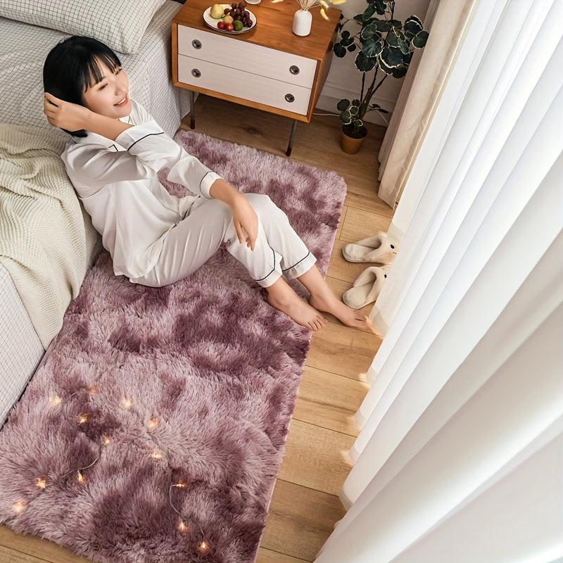 Ultra Soft Tie Dyed Area Rug for Bedroom Living Room Nursery