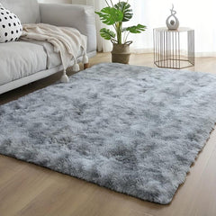 Soft Shaggy Nursery Rug Fluffy Area Rug for Living Room Furry Throw Carpet
