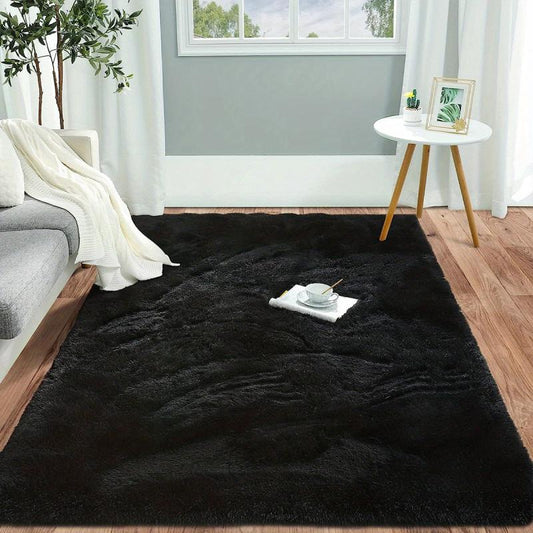 Soft & Fluffy Plush Shag Area Rug Non Slip - Machine Washable