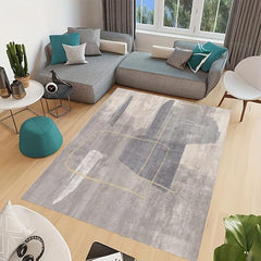 Modern Soft Abstract Area Carpet Waterproof Anti-skid for Living Room