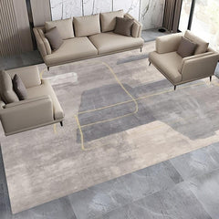Modern Soft Abstract Area Carpet Waterproof Anti-skid for Living Room