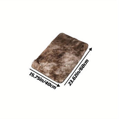 Soft Shag Area Rug Tie Dyed Fluffy Living Room Carpet Furry Plush Throw Rug