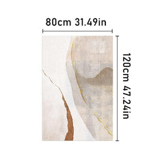 Nordic Geometric Rug Modern Plush Carpet for Living Room Bedroom Soft Washable