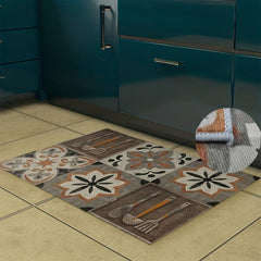 Vintage Boho Anti-Fatigue Kitchen Mat