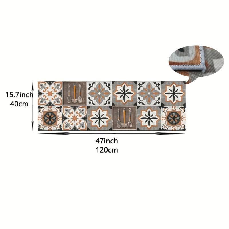 Vintage Boho Anti-Fatigue Kitchen Mat