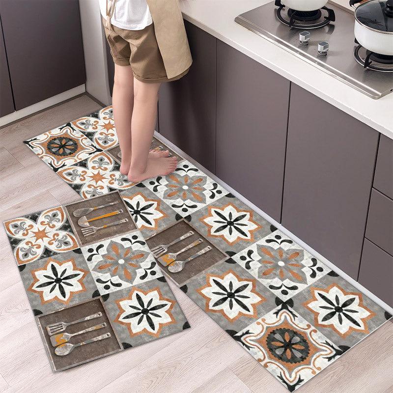 Vintage Boho Anti-Fatigue Kitchen Mat