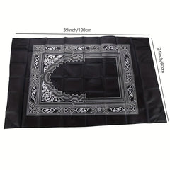 2pcs Portable Travel Prayer Mat With Compass