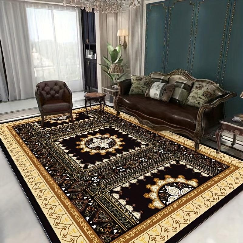 Large Vintage Persian Velvet Rug Living Room Soft Comfortable Anti-fatig