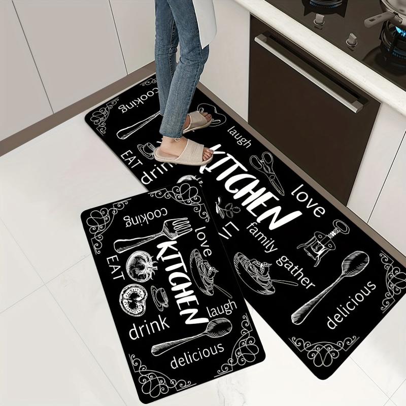 Anti Fatigue Kitchen Mat Thick Cushioned Runner Rug Non Slip