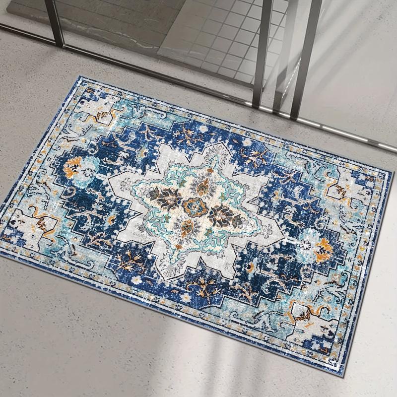Vintage Persian Style Kitchen Rug Cushioned Anti Fatigue Mat Non Slip Runner