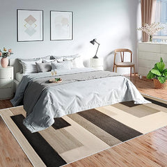 Striped Carpet - Minimalist Style, Easy to Clean, Hand Washable