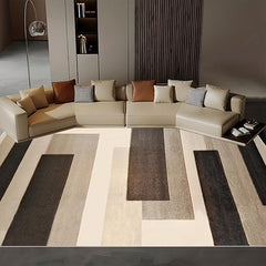Striped Carpet - Minimalist Style, Easy to Clean, Hand Washable