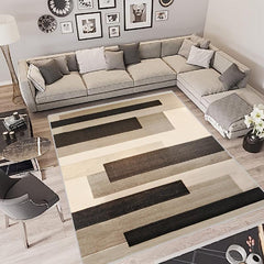 Striped Carpet - Minimalist Style, Easy to Clean, Hand Washable