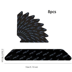 8pcs Rug Grippers Non Slip Washable Reusable Rug Tapes for Hardwood Floors