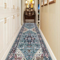 Persian Vintage Distressed Print Kitchen Mat