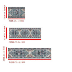 Persian Vintage Distressed Print Kitchen Mat