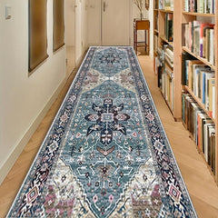 Persian Vintage Distressed Print Kitchen Mat