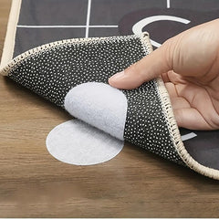 10 Pairs Non slip Carpet And Sofa Stickers Adhesive Hook and loop Floor Stickers