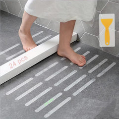 24pcs Anti Slip Shower Stickers for Bathroom Safety
