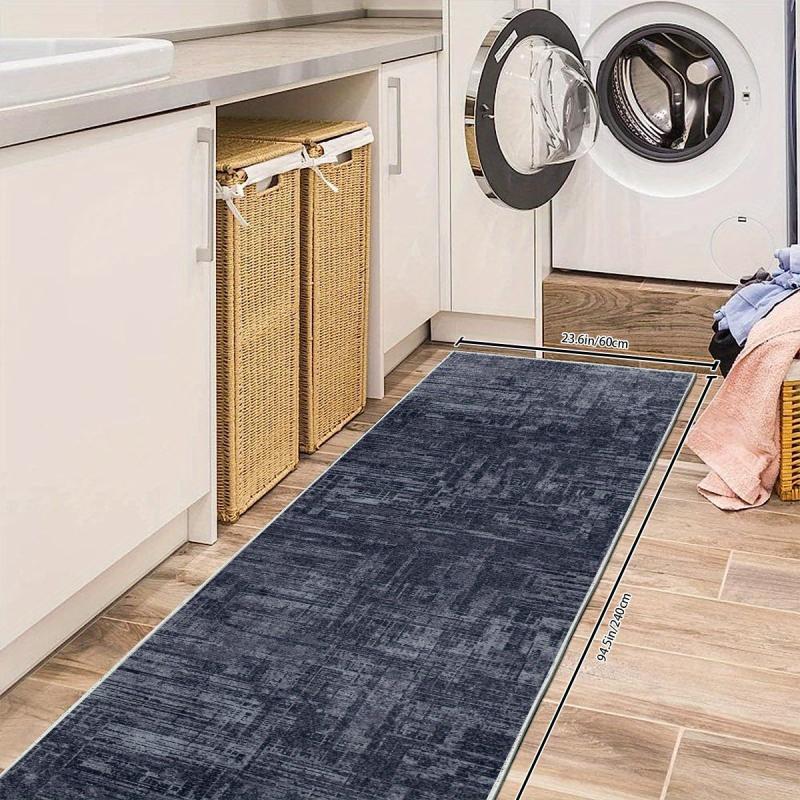 Soft Kitchen Rug Waterproof Non Slip Runner Rug Absorbent Washable Carpet