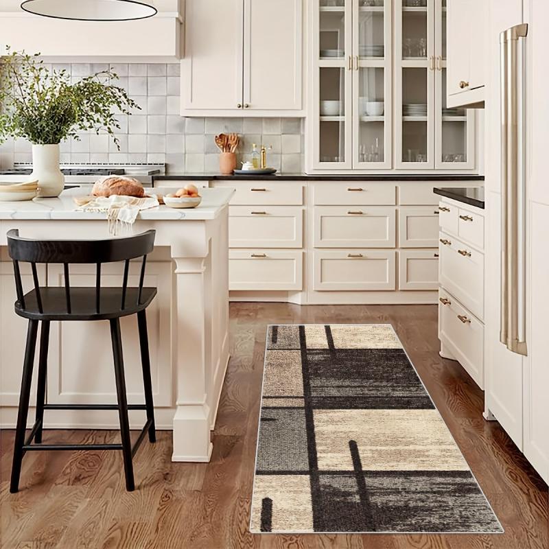 Modern Geometric 2'X10' Runner Rug Soft Laundry Room Oriental Hallway Extra Kitc